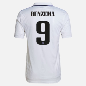 Fotbollströja Real Madrid Benzema 9 Hemma tröjor 2022 2023