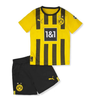 Fotbollströjor Borussia Dortmund Barn Hemma tröja 2022/23 – Fotbollströja